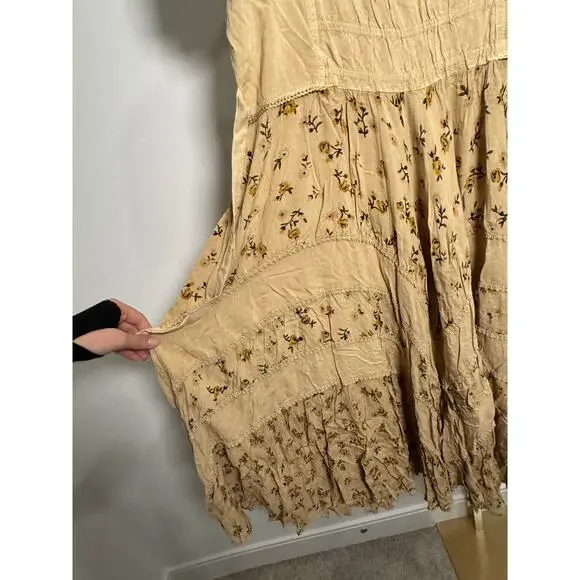 Scully | Honey Creek Collection Dress: Cap Sleeve Sand - Picture 6 of 7